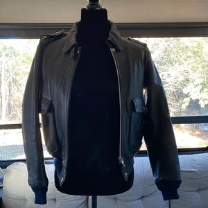 Black Harley Davidson Leather Biker Jacket